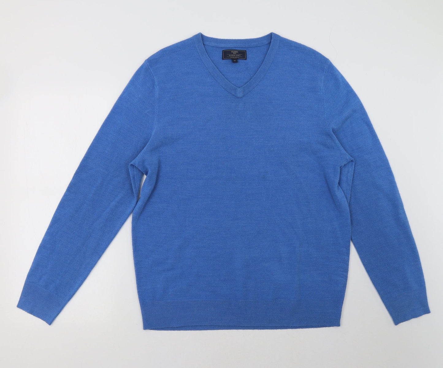 Mens UK Size M BHS Blue Pullover Sweatshirt