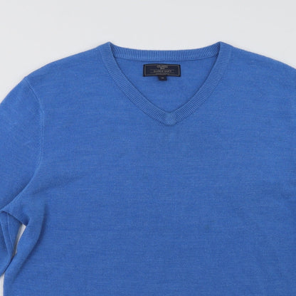 Mens UK Size M BHS Blue Pullover Sweatshirt