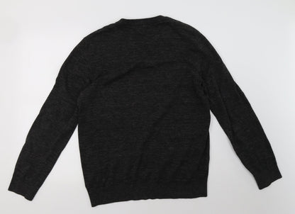 Mens UK Size M H&M Grey Pullover Sweatshirt