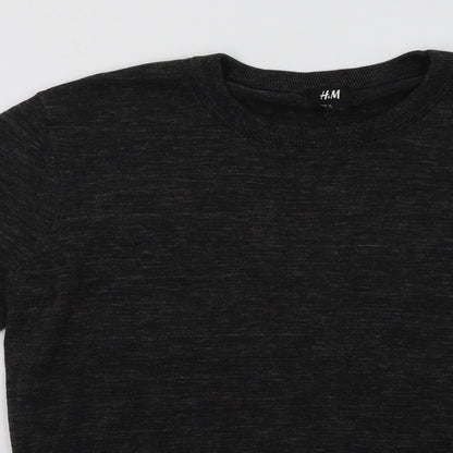 Mens UK Size M H&M Grey Pullover Sweatshirt