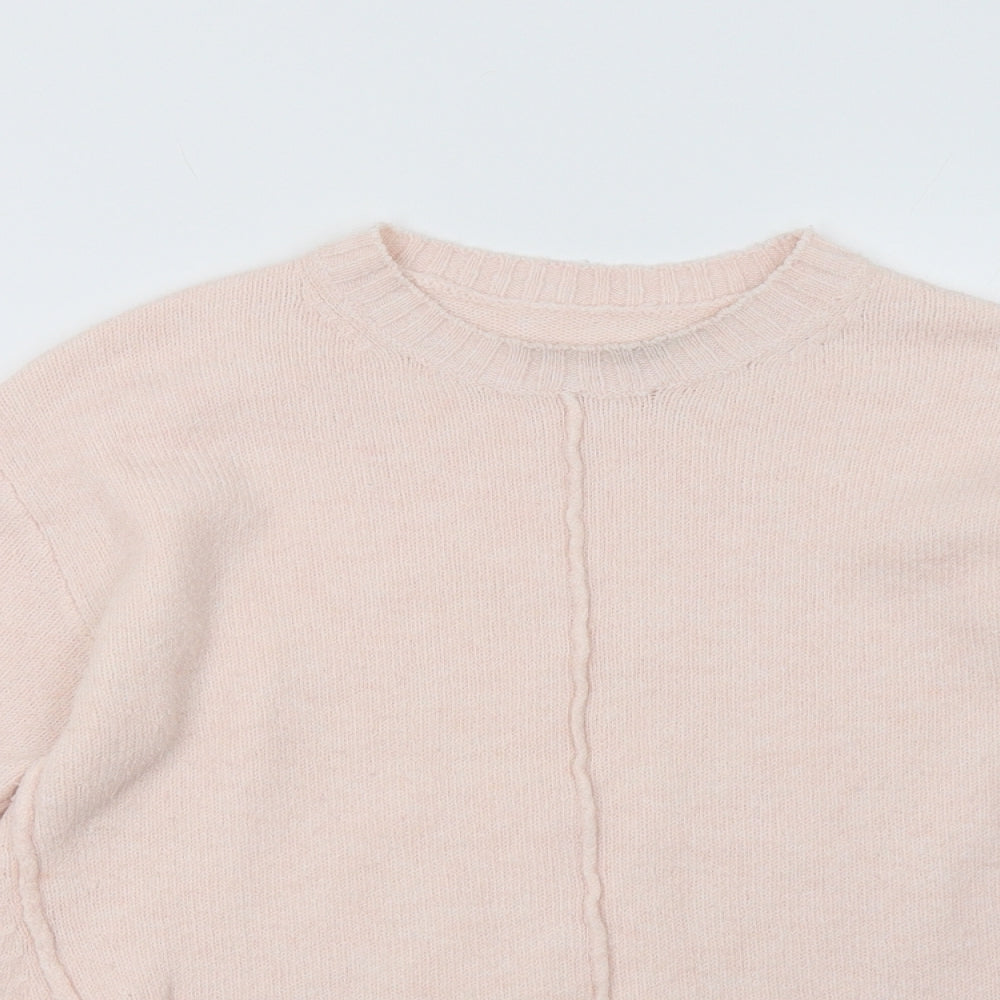 Womens UK Size S Marks and Spencer Pink Pullover Sweatshirt