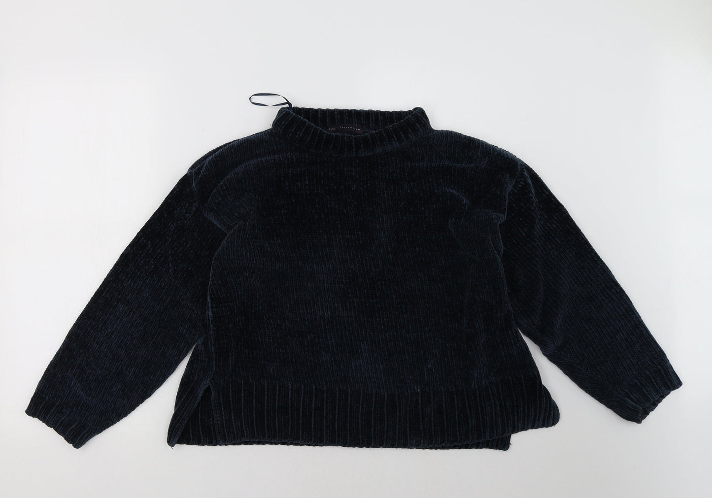 Womens UK Size M Marks and Spencer Blue Pullover Sweatshirt