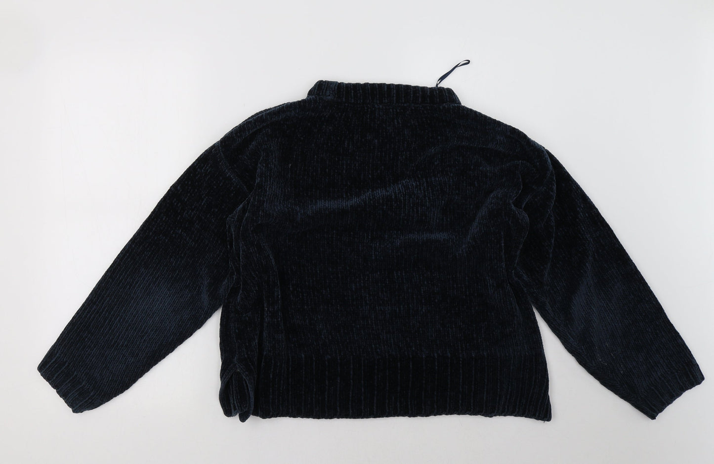 Womens UK Size M Marks and Spencer Blue Pullover Sweatshirt