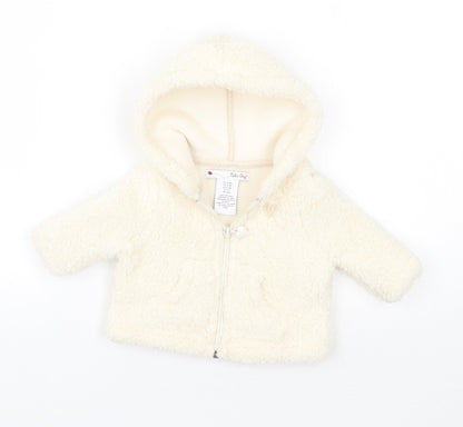 Nula Bug Girls Ivory   Jacket Coat Size 0-3 Months