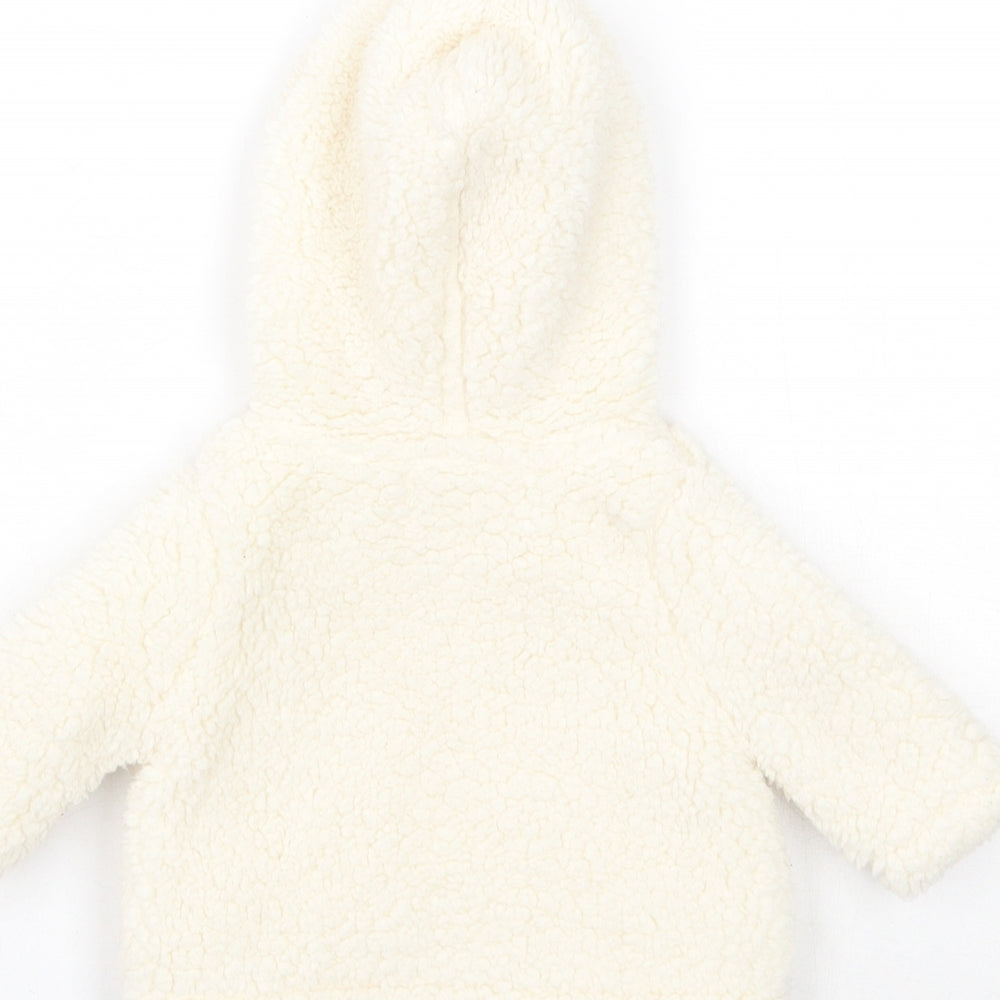 Nula Bug Girls Ivory   Jacket Coat Size 0-3 Months