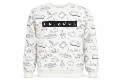 Womens UK Size XS Primark White Pullover Jumper
