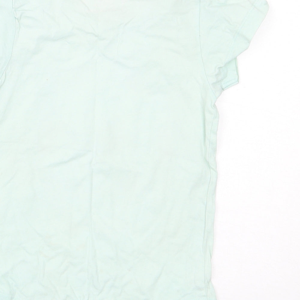 Young Dimension Girls Green   Basic T-Shirt Size 6-7 Years