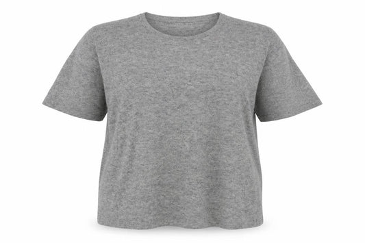 Front view of Artigiano women’s grey jumper, size UK 4