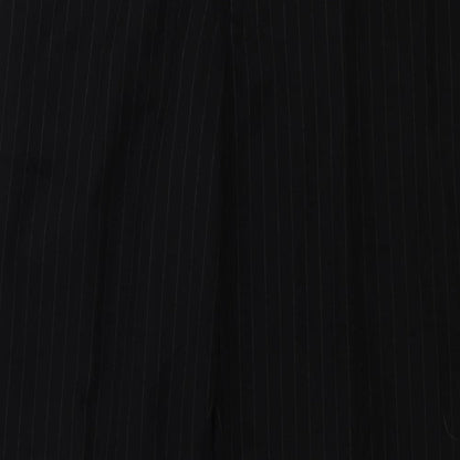 Burton Mens Black Striped  Trousers  Size 32 in L30 in