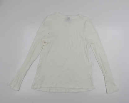 shein  Womens Ivory   Pullover Jumper Size XL