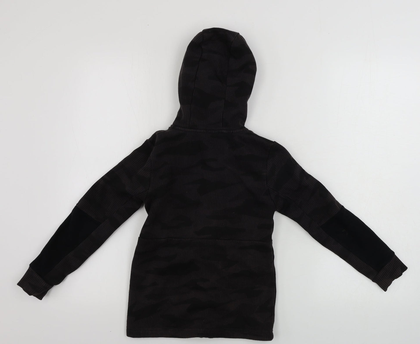 George  Boys Brown   Full Zip Hoodie Size 6-7 Years