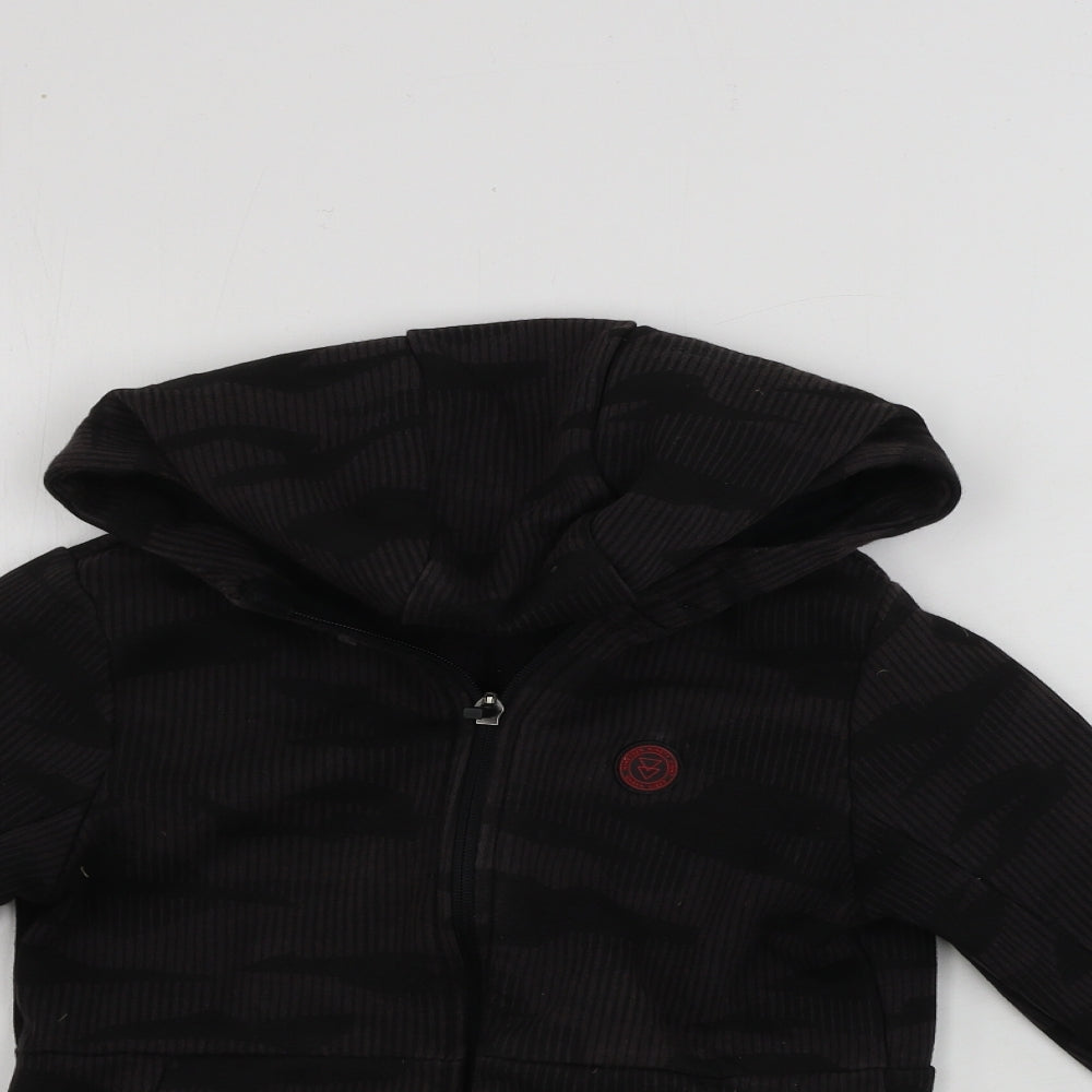 George  Boys Brown   Full Zip Hoodie Size 6-7 Years