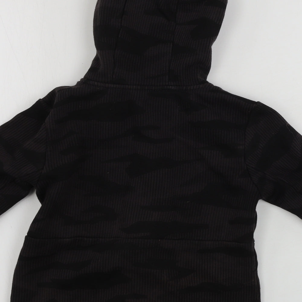 George  Boys Brown   Full Zip Hoodie Size 6-7 Years