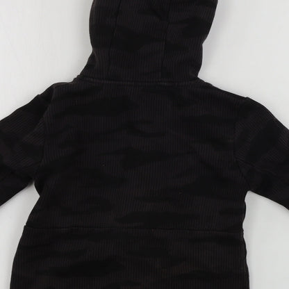 George  Boys Brown   Full Zip Hoodie Size 6-7 Years