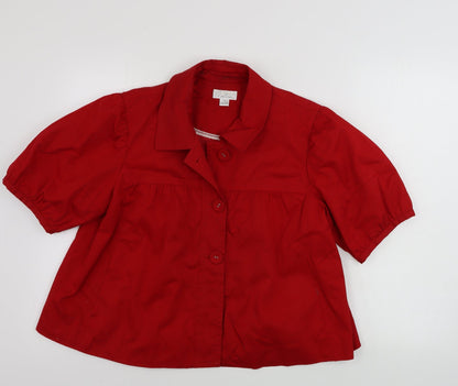 Robin Womens Red   Jacket Coat Size 12