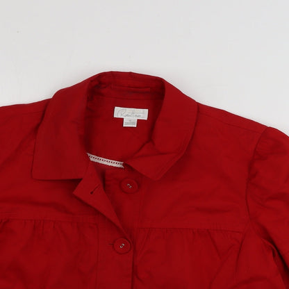 Robin Womens Red   Jacket Coat Size 12