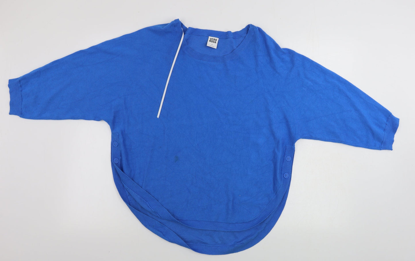 Womens UK Size M VERO MODA Blue Pullover Jumper