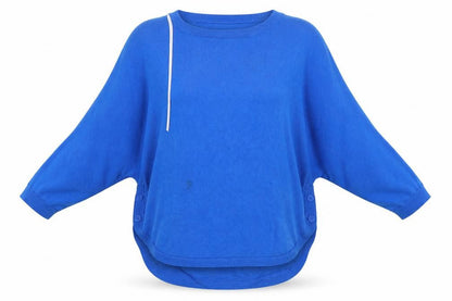 Womens UK Size M VERO MODA Blue Pullover Jumper