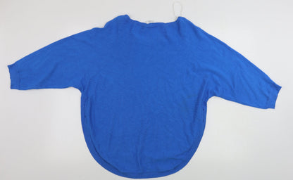 Womens UK Size M VERO MODA Blue Pullover Jumper