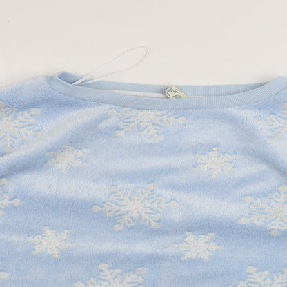 Womens UK Size L love to lounge Blue Pullover Jumper