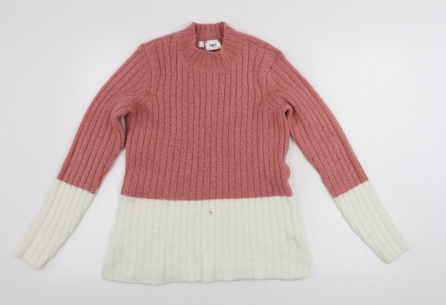 Womens UK Size M BPC Pink Pullover Jumper