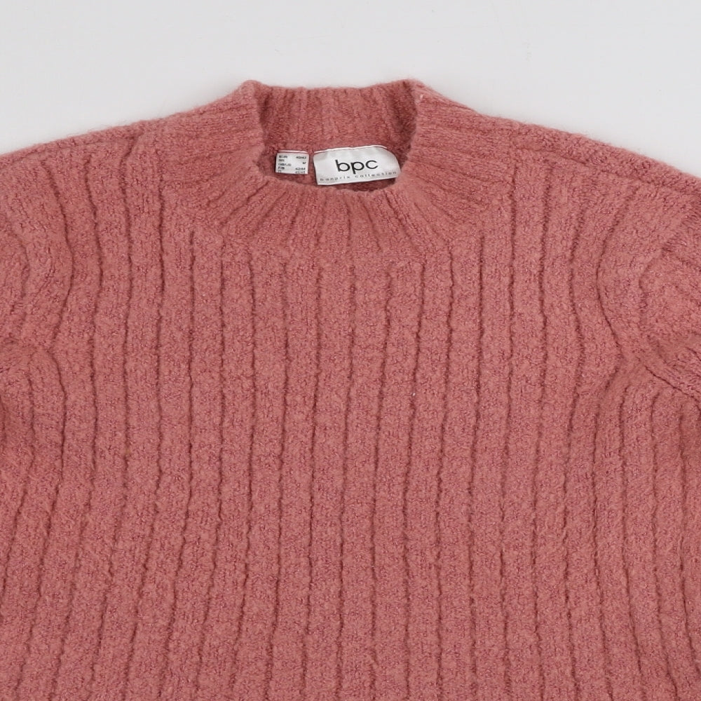 Womens UK Size M BPC Pink Pullover Jumper