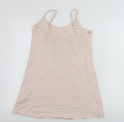 Womens UK Size 12 New Look Pink Basic Tank