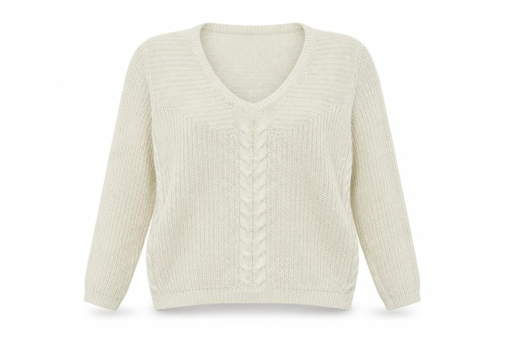 Womens UK Size 14 TU Ivory Pullover Jumper