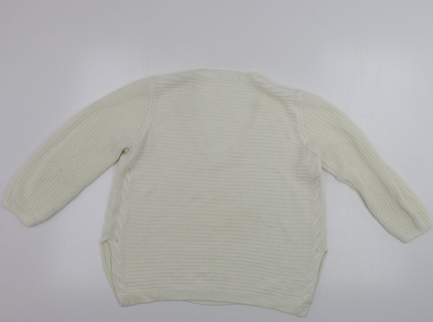 TU Womens Ivory   Pullover Jumper Size 14