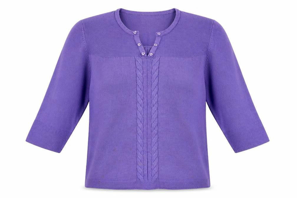 Womens UK Size L Ann marie Purple Pullover Jumper