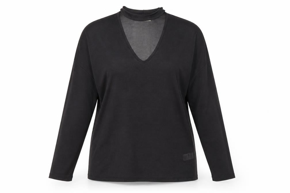 Womens UK Size 14 Matalan Black Basic Blouse