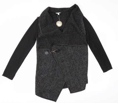 Apricot Womens Grey   Cardigan Jumper Size S