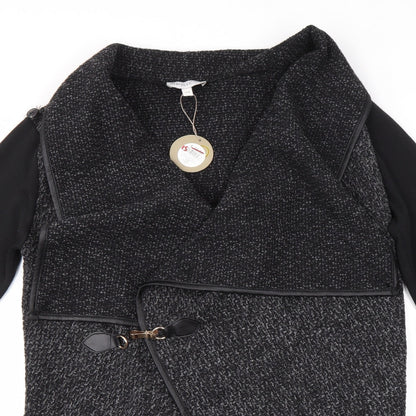 Apricot Womens Grey   Cardigan Jumper Size S