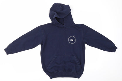 Fruit of the Loom Boys Blue   Pullover Hoodie Size 9-10 Years  - Peninsular Club