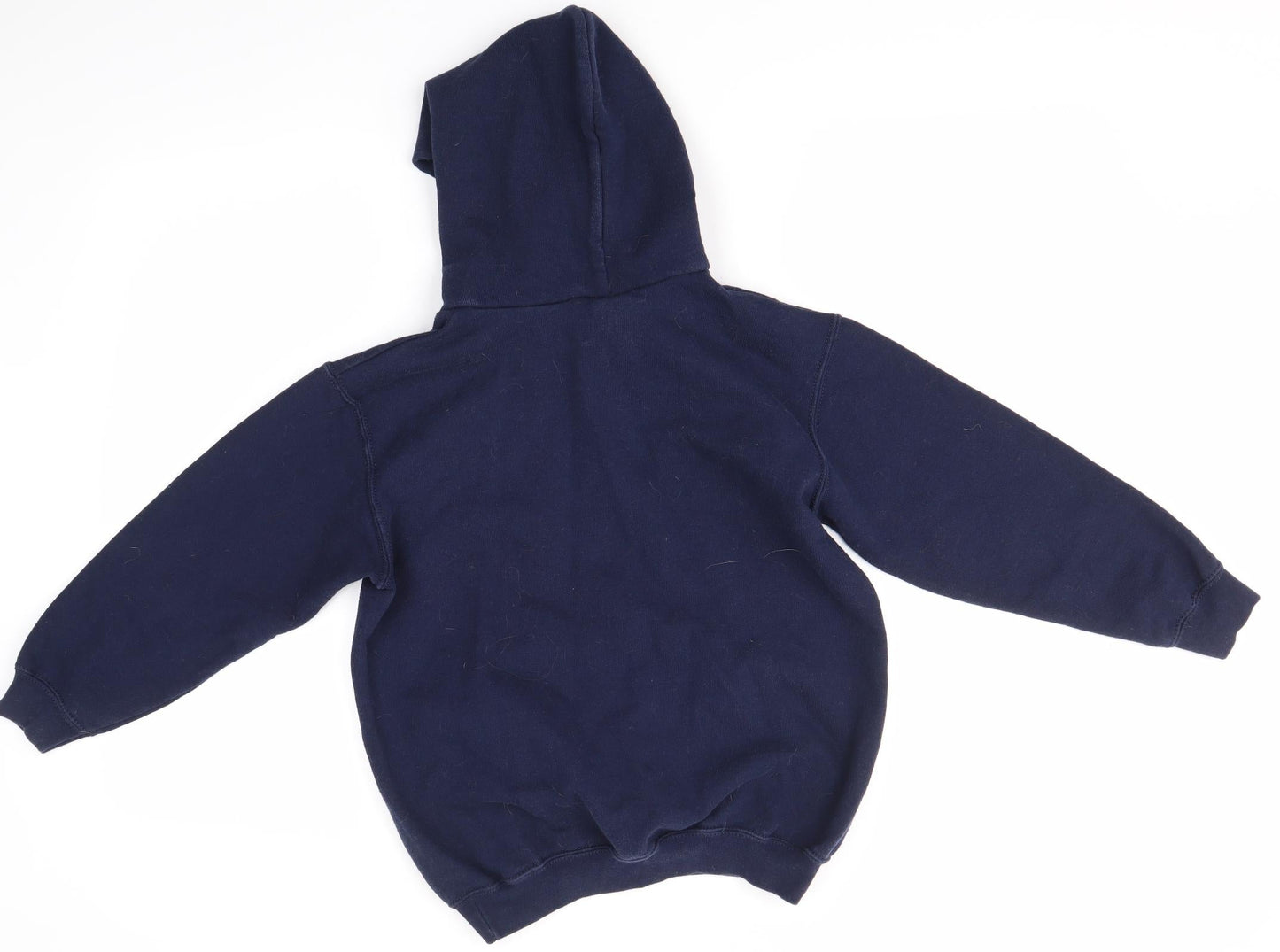 Fruit of the Loom Boys Blue   Pullover Hoodie Size 9-10 Years  - Peninsular Club