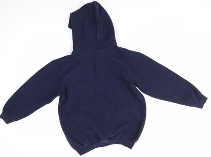 Fruit of the Loom Boys Blue   Pullover Hoodie Size 9-10 Years  - Peninsular Club