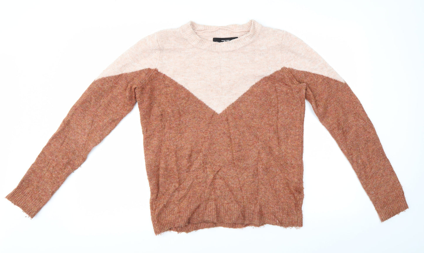Womens UK Size XS VERO MODA Multicoloured Pullover Jumper