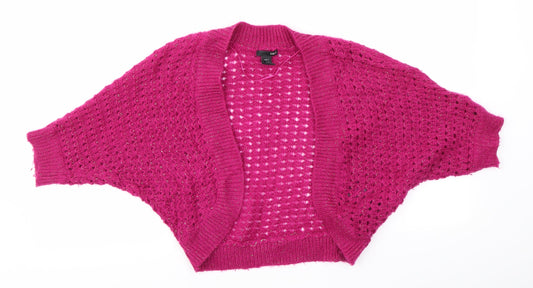Womens UK Size S H&M Pink Cardigan Jumper
