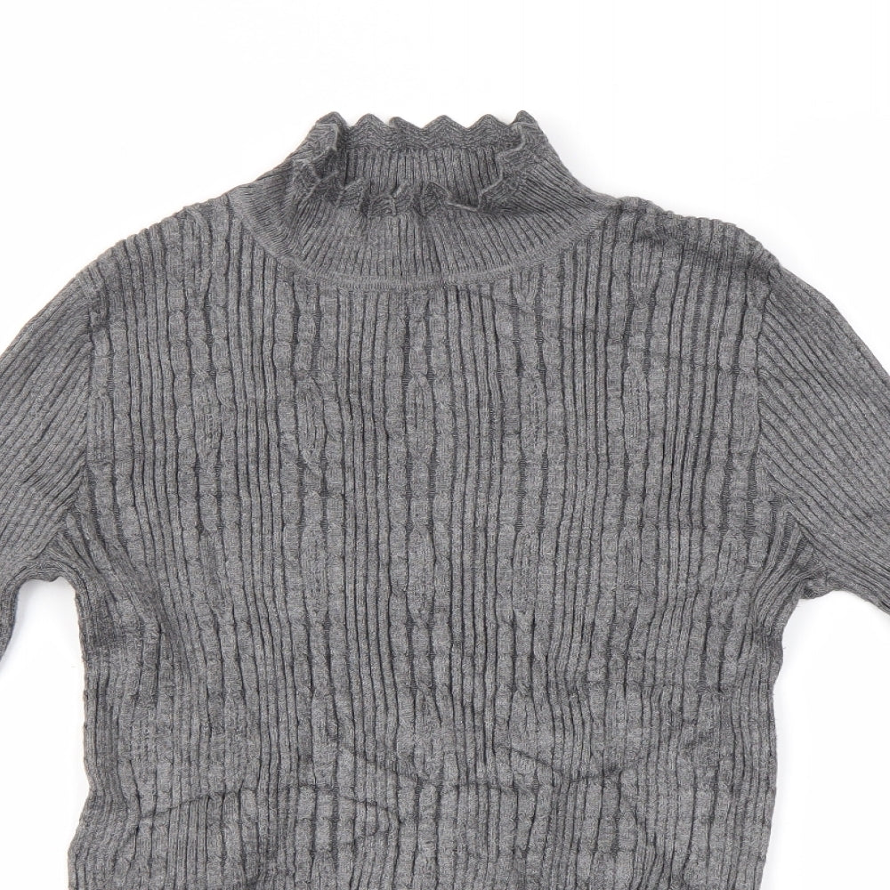 Womens UK Size 12 Matalan Grey Pullover Jumper