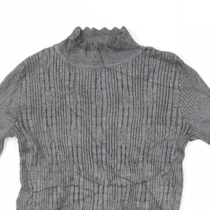 Womens UK Size 12 Matalan Grey Pullover Jumper