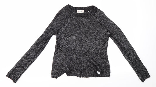 Womens UK Size 10 New Look Black Pullover Jumper