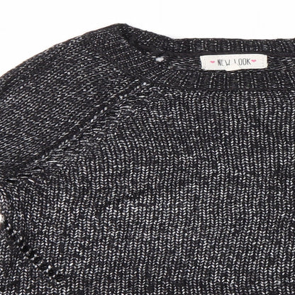 Womens UK Size 10 New Look Black Pullover Jumper