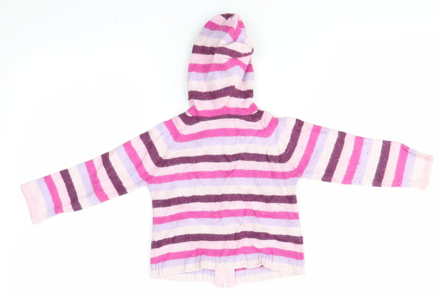J.F.B Baby Pink Striped  Basic Jacket Jacket Size 12-18 Months