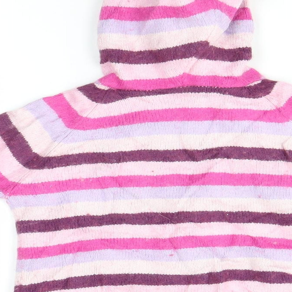 J.F.B Baby Pink Striped  Basic Jacket Jacket Size 12-18 Months