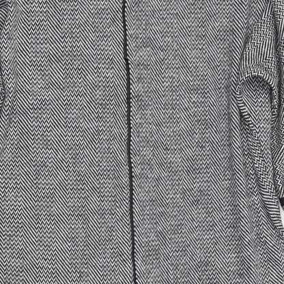 Womens UK Size M Apricot Grey Pullover Jumper