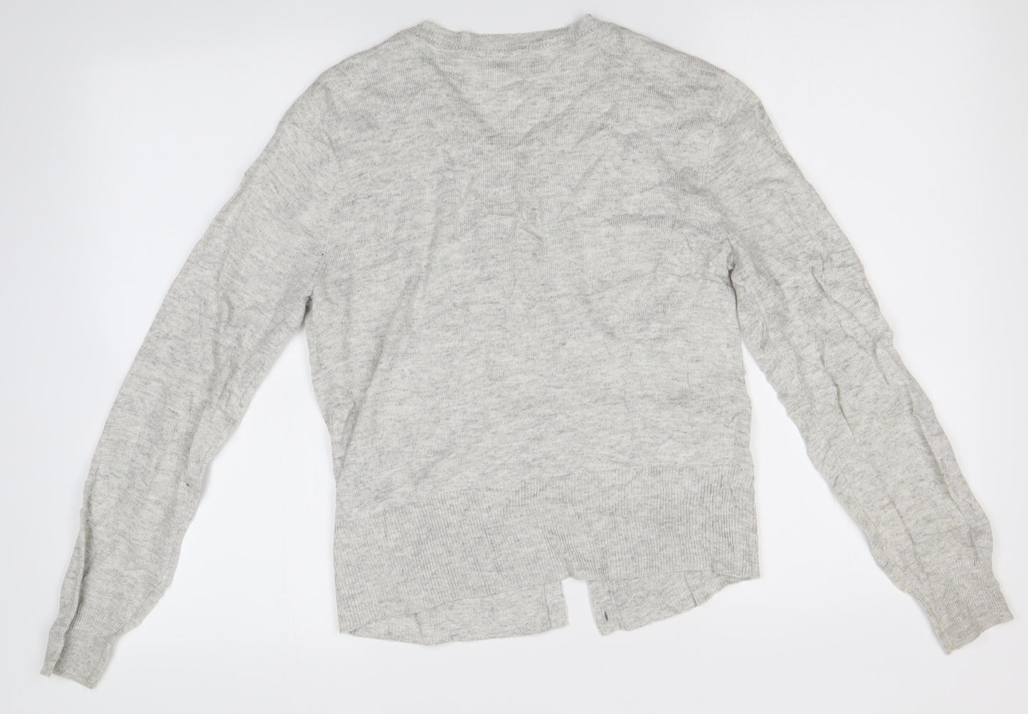 Womens UK Size M Oasis Grey Cardigan Jumper