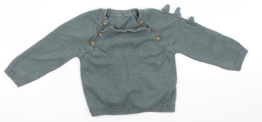 TU Baby Green   Pullover Jumper Size 6-9 Months