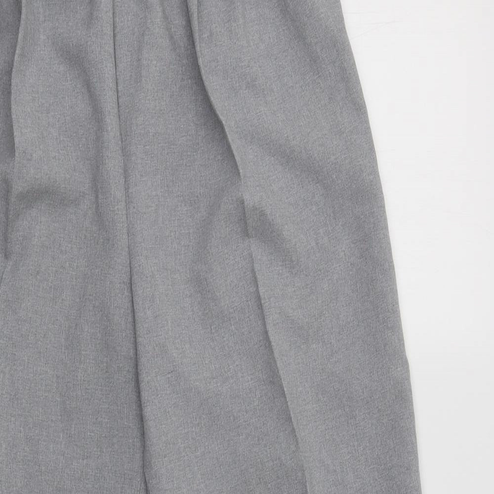 Womens UK Size 12 Preworn Regular Fit  Grey Trousers