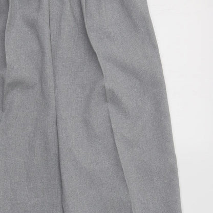 Womens UK Size 12 Preworn Regular Fit  Grey Trousers