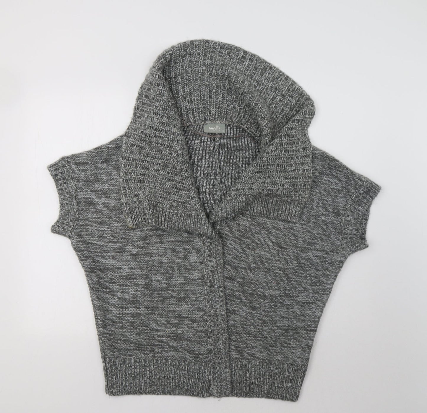 Womens UK Size S Wallis Grey Cardigan Jumper